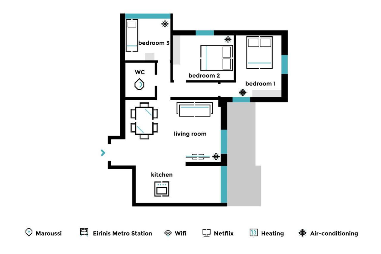 Splendid 3br Close To Olympic Stadium * Ateny
